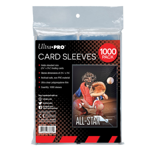 Ultra Pro Soft Card Sleeves - 1000 pack