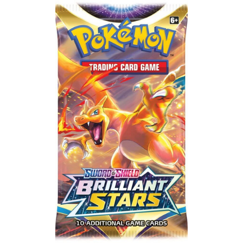 Pokemon TCG Sword and Shield Brilliant Stars Booster Pack (Assorted)