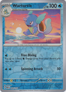 008/165 Wartortle Uncommon Reverse Holo Scarlet & Violet 151