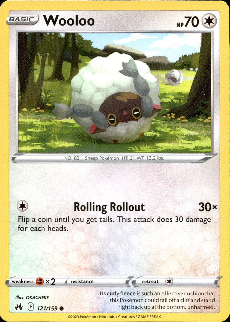 121/159 Wooloo Common Crown Zenith