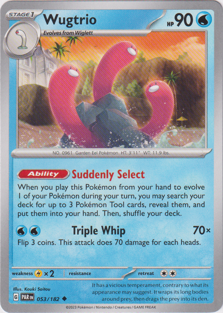 053/182 Wugtrio Uncommon Paradox Rift