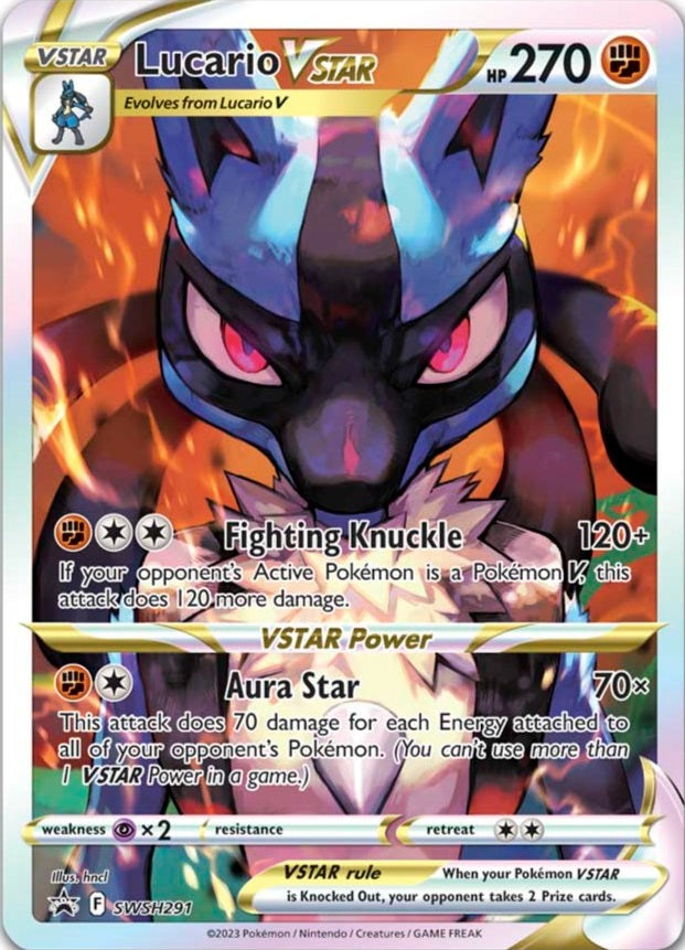 SWSH291 Lucario VSTAR Promo Crown Zenith