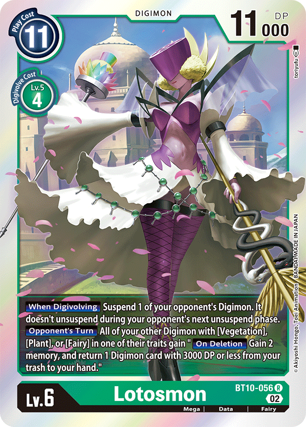 BT10-056 Lotosmon Rare