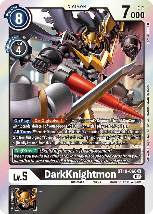 BT10-066 DarkKnightmon Rare