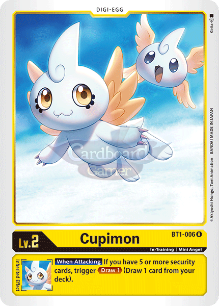 Bt1-006 Cupimon Rare Single Card