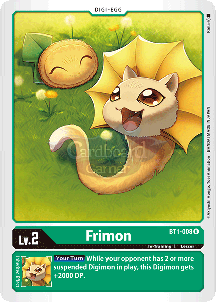 Bt1-008 Frimon Uncommon Single Card