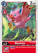 Bt1-012 Biyomon Uncommon Single Card