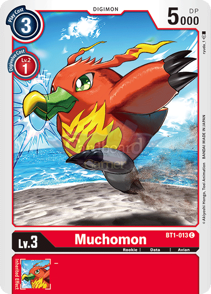 Bt1-013 Muchomon Common Single Card