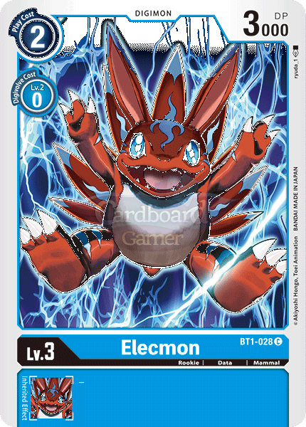 Bt1-028 Elecmon Common Single Card