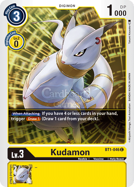 Bt1-046 Kudamon Common Single Card