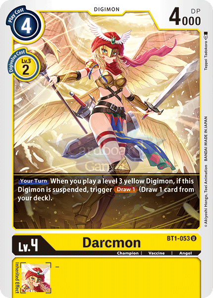 Bt1-053 Darcmon Uncommon Single Card