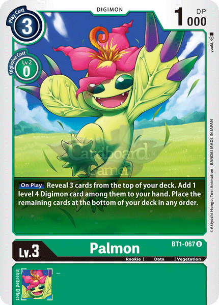 Bt1-067 Palmon Uncommon Single Card