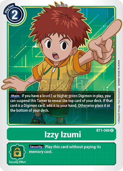 Bt1-088 Izzy Izumi Rare Single Card