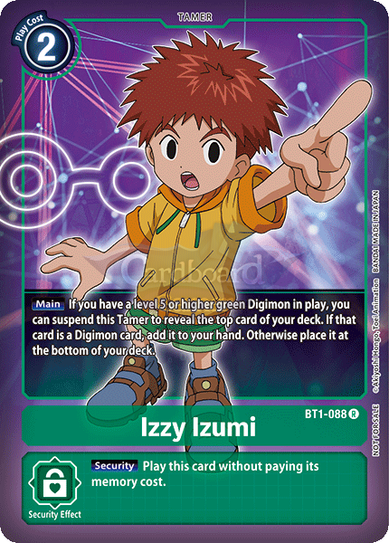 Bt1-088A Izzy Izumi Alt Art Rare Single Card