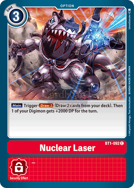 Bt1-092 Nuclear Laser Common Single Card