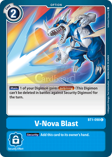 Bt1-098 V-Nova Blast Common Single Card