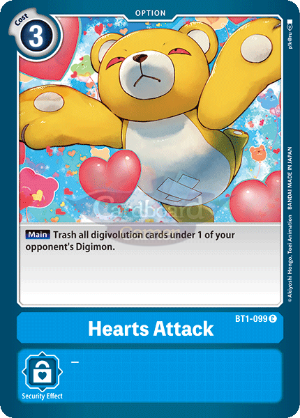 Bt1-099 Hearts Attack Common Single Card