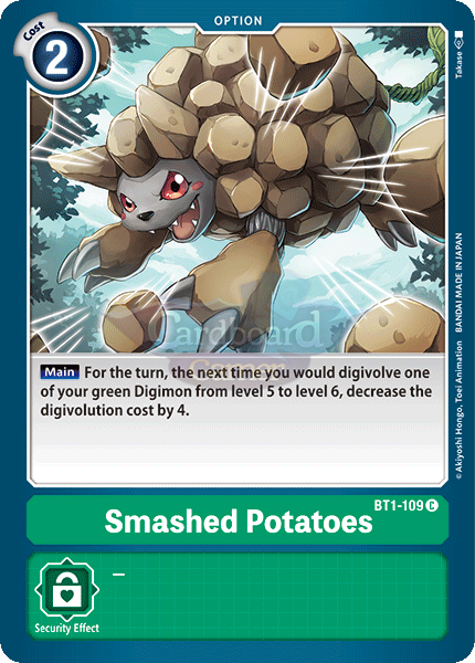 Bt1-109 Smashed Potatoes Common Single Card