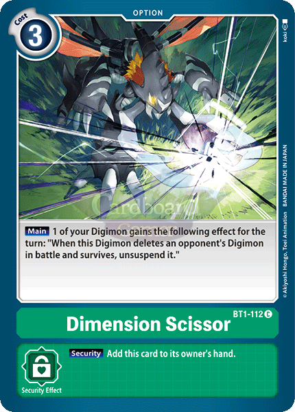 Bt1-112 Dimension Scissor Common Single Card