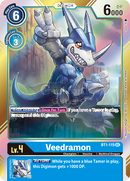 Bt1-115 Veedramon Secret Rare Single Card