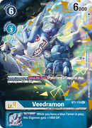 Bt1-115A Veedramon Alt Art Secret Rare Single Card
