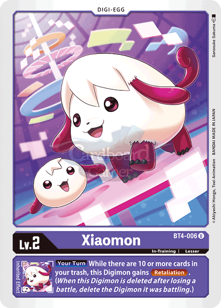 Bt4-006 Xiaomon Uncommon Single Card