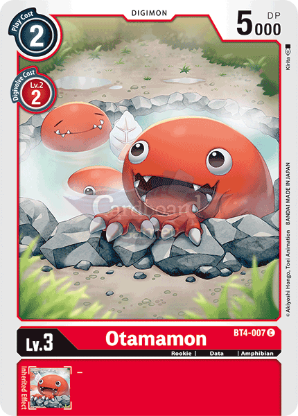 Bt4-007 Otamamon Common Single Card