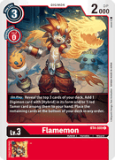 Bt4-009 Flamemon Common Single Card