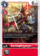 Bt4-013 Burninggreymon Uncommon Single Card