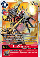 Bt4-017 Rizegreymon Alt Art Super Rare Single Card
