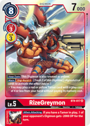 Bt4-017 Rizegreymon Super Rare Single Card