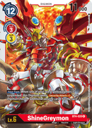 Bt4-020 Shinegreymon Rare Single Card