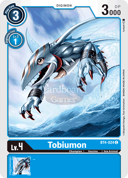 Bt4-024 Tobiumon Common Single Card