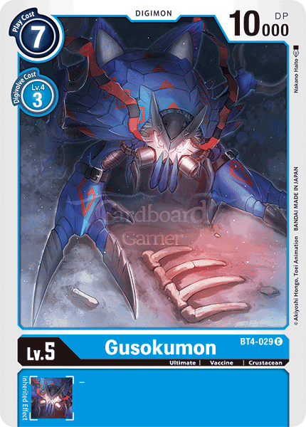 Bt4-029 Gusokumon Common Single Card