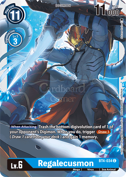 Bt4-034 Regalecusmon Common Single Card