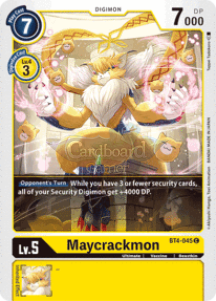 Bt4-045 Maycrackmon Common Single Card