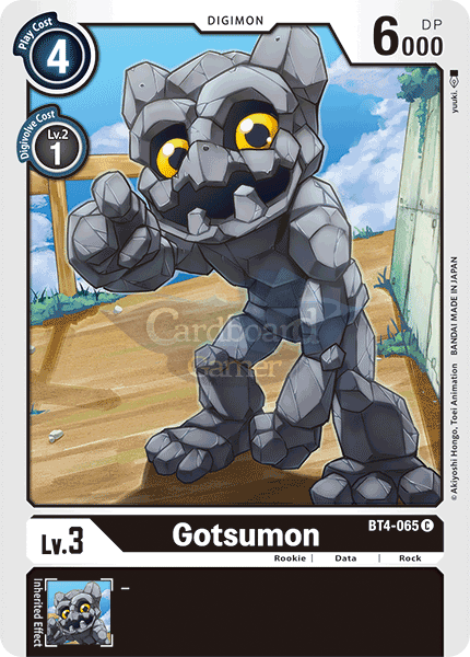 Bt4-065 Gotsumon Common Single Card