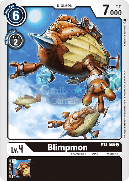 Bt4-069 Blimpmon Common Single Card