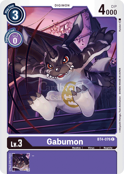 Bt4-076 Gabumon Common Single Card