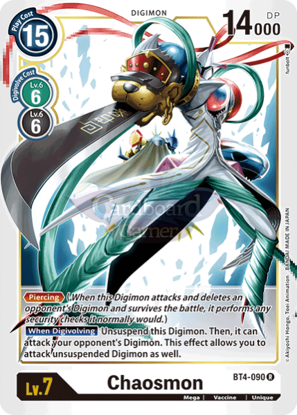 Bt4-090 Chaosmon Rare Single Card