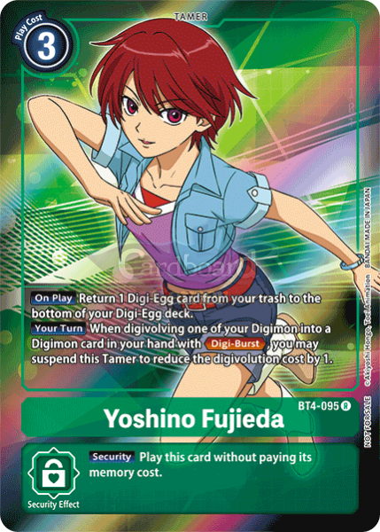 Bt4-095 Yoshino Fujieda Alt Art Rare Single Card