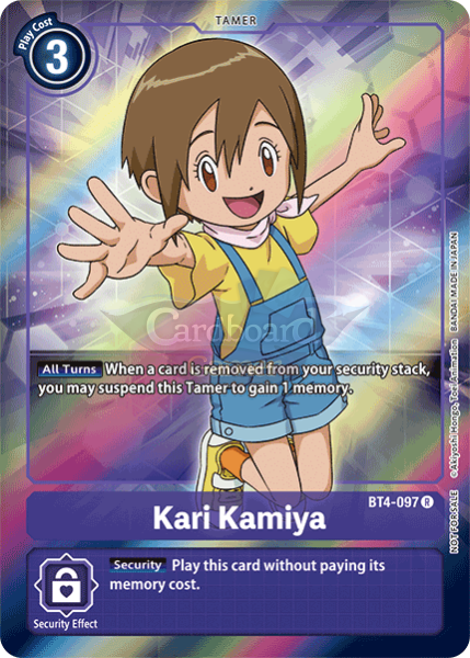 Bt4-097 Kari Kamiya Alt Art Rare Single Card