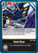 Bt4-110 Dark Roar Rare Single Card
