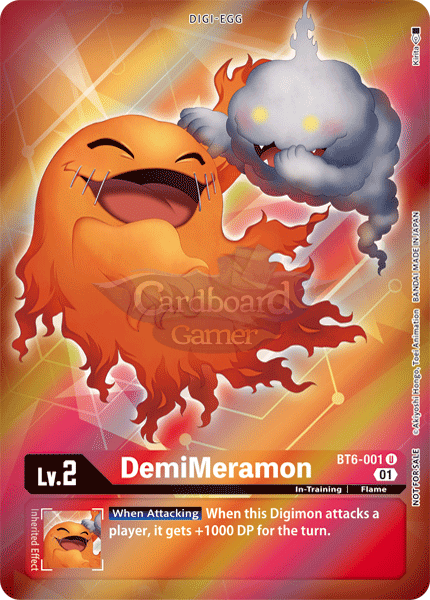 Bt6-001 - Demimeramon Uncommon (Alt Art) Single Card