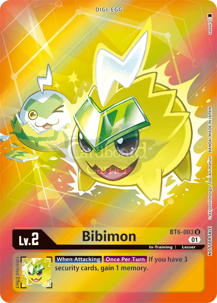 Bt6-003 - Bibimon Uncommon (Alt Art) Single Card