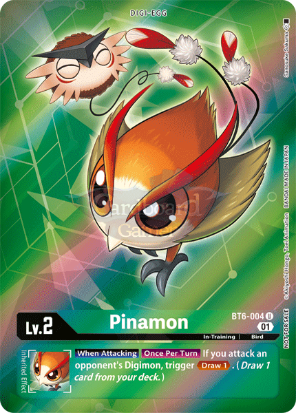 Bt6-004 - Pinamon Uncommon (Alt Art) Single Card