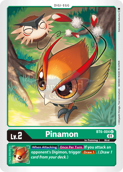 Bt6-004 - Pinamon Uncommon Single Card