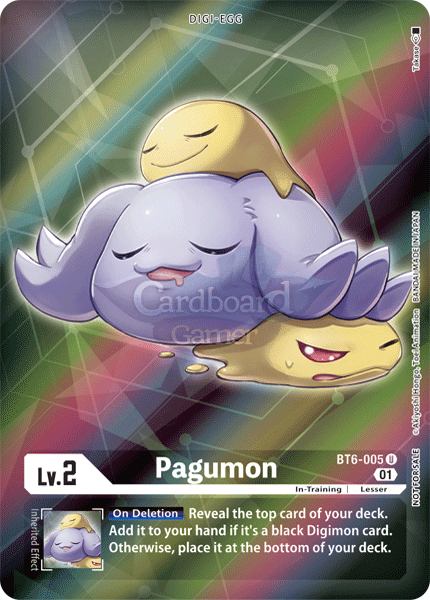 Bt6-005 - Pagumon Uncommon (Alt Art) Single Card