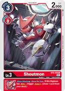 Bt6-008 - Shoutmon Common Single Card