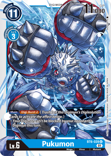 Bt6-028 - Pukumon Uncommon Single Card